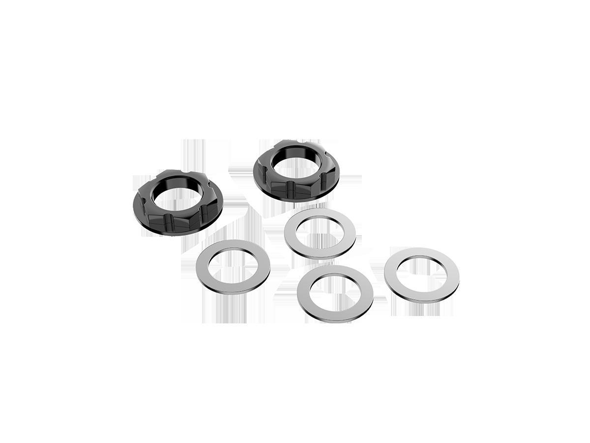 Favero Electronics bePro Set hex nuts M16 and 4 washers for crank arm - Brakeaway