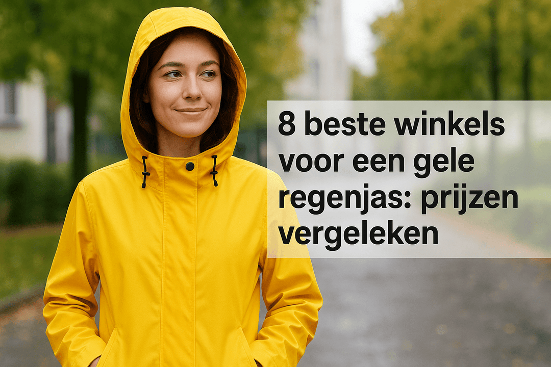 8 beste winkels voor een gele regenjas: prijzen vergeleken - Brakeaway