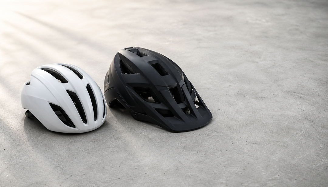 Verschil tussen MTB-helm en racehelm: complete gids voor 2026