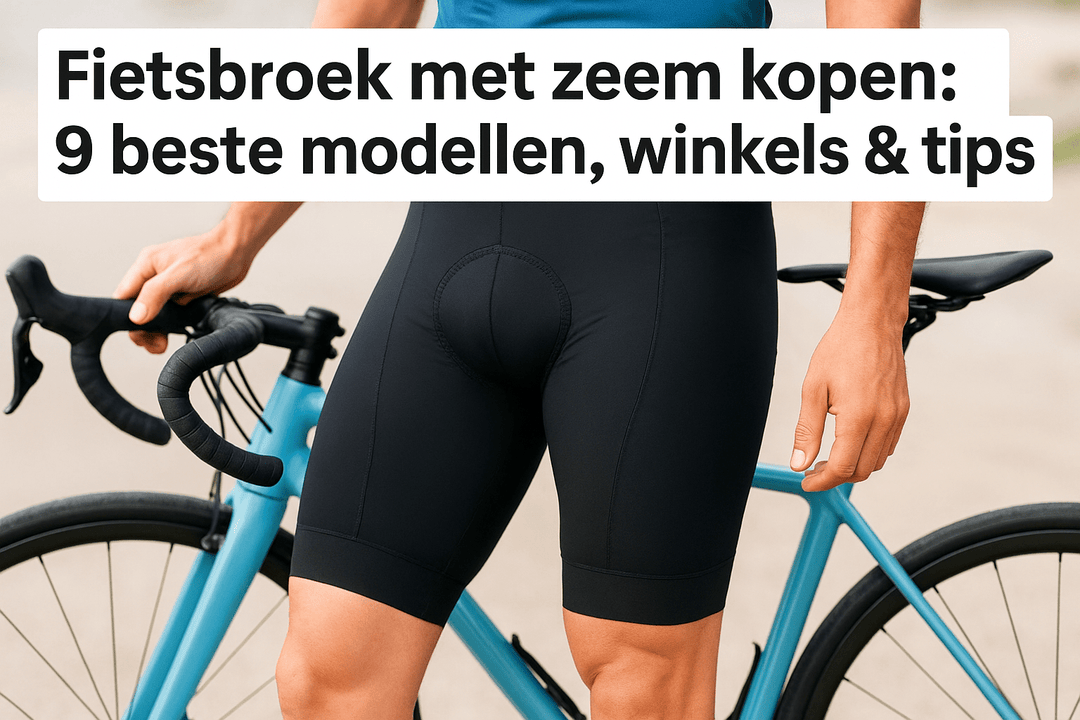Wielrenner in Parentini bib short op de weg — fietsbroek met zeem voor lange ritten