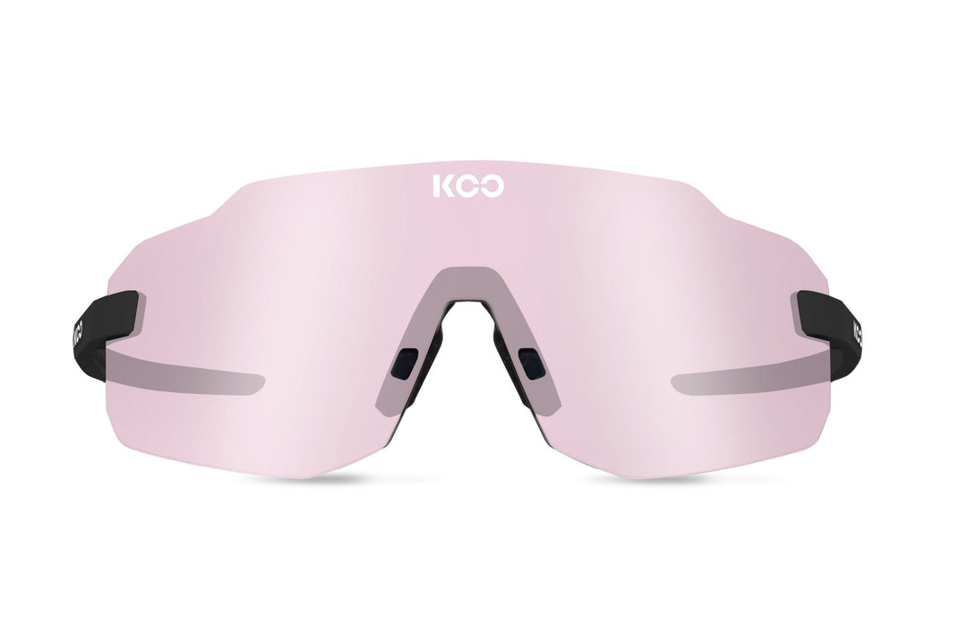 Koo Supernova fietsbril met lichtroze photochromic lens, vooraanzicht