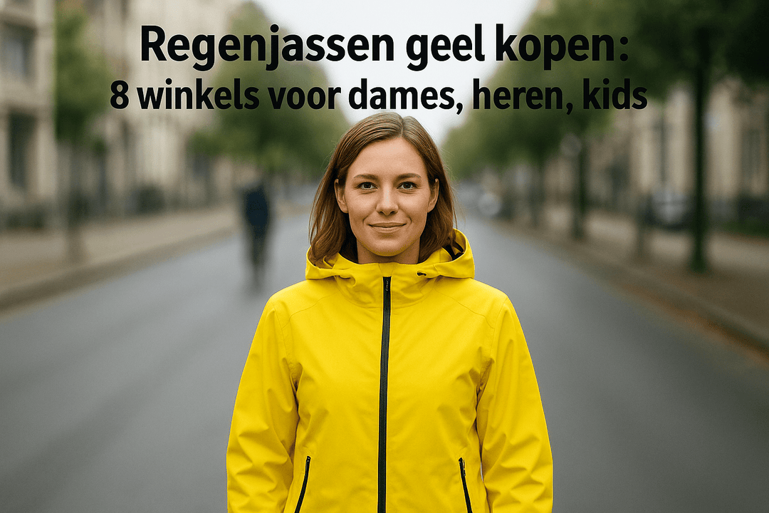 Regenjassen geel kopen: 8 winkels voor dames, heren, kids - Brakeaway