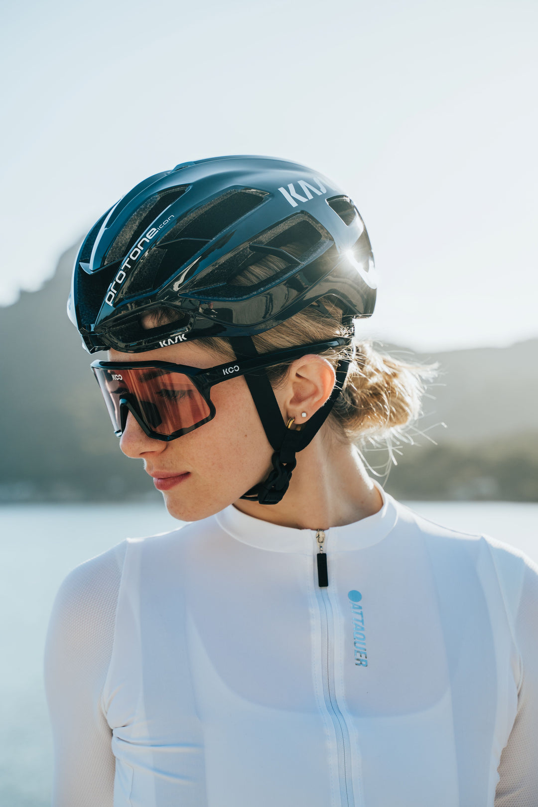 Wielrenner met KASK Protone Icon WG11 tijdens trainingsrit op Mallorca