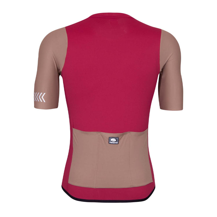 Parentini Fietsshirt Unica Burgundy Clay