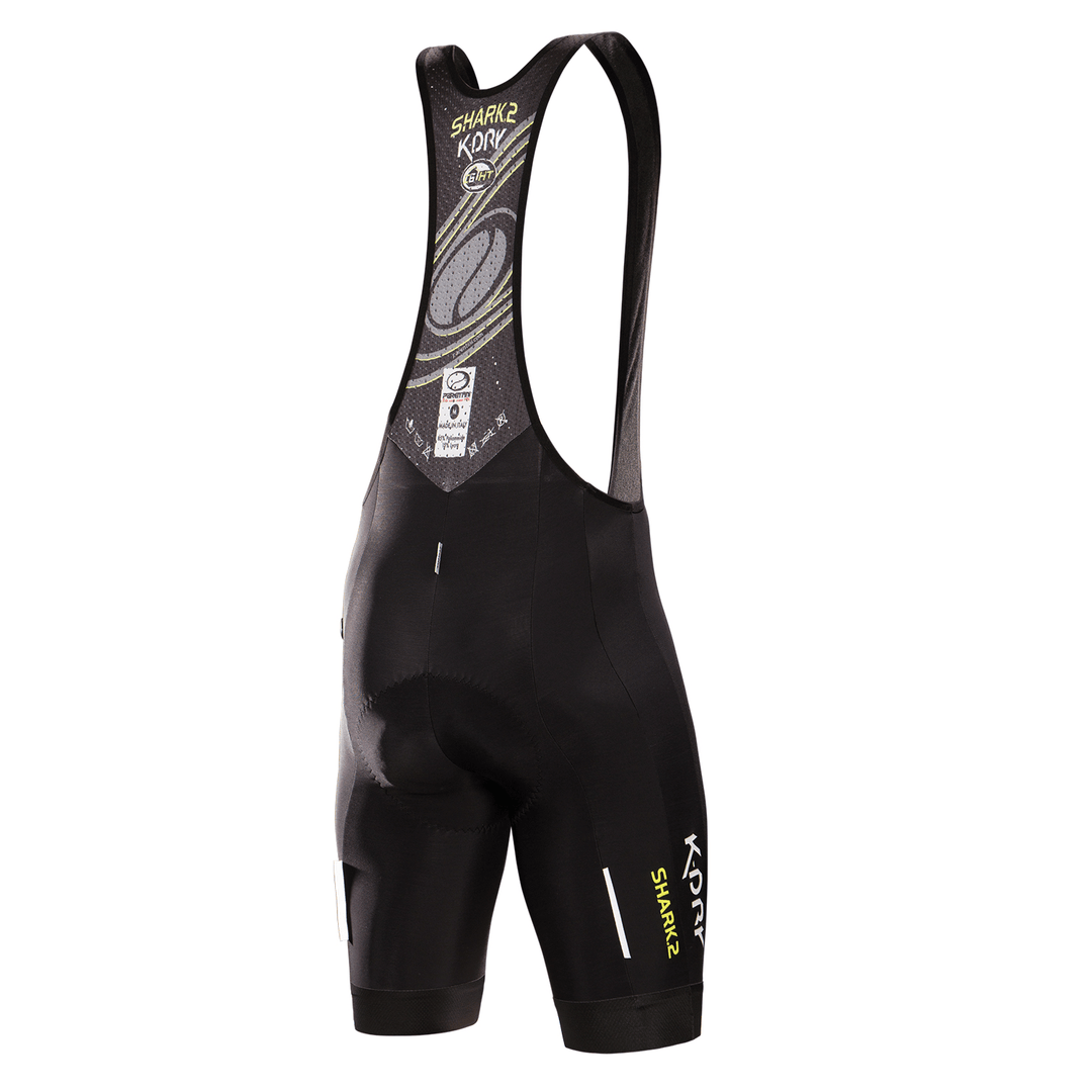 Shark.2 K - Dry Super Roubaix Bib short - Parentini Bikewear - Brakeaway